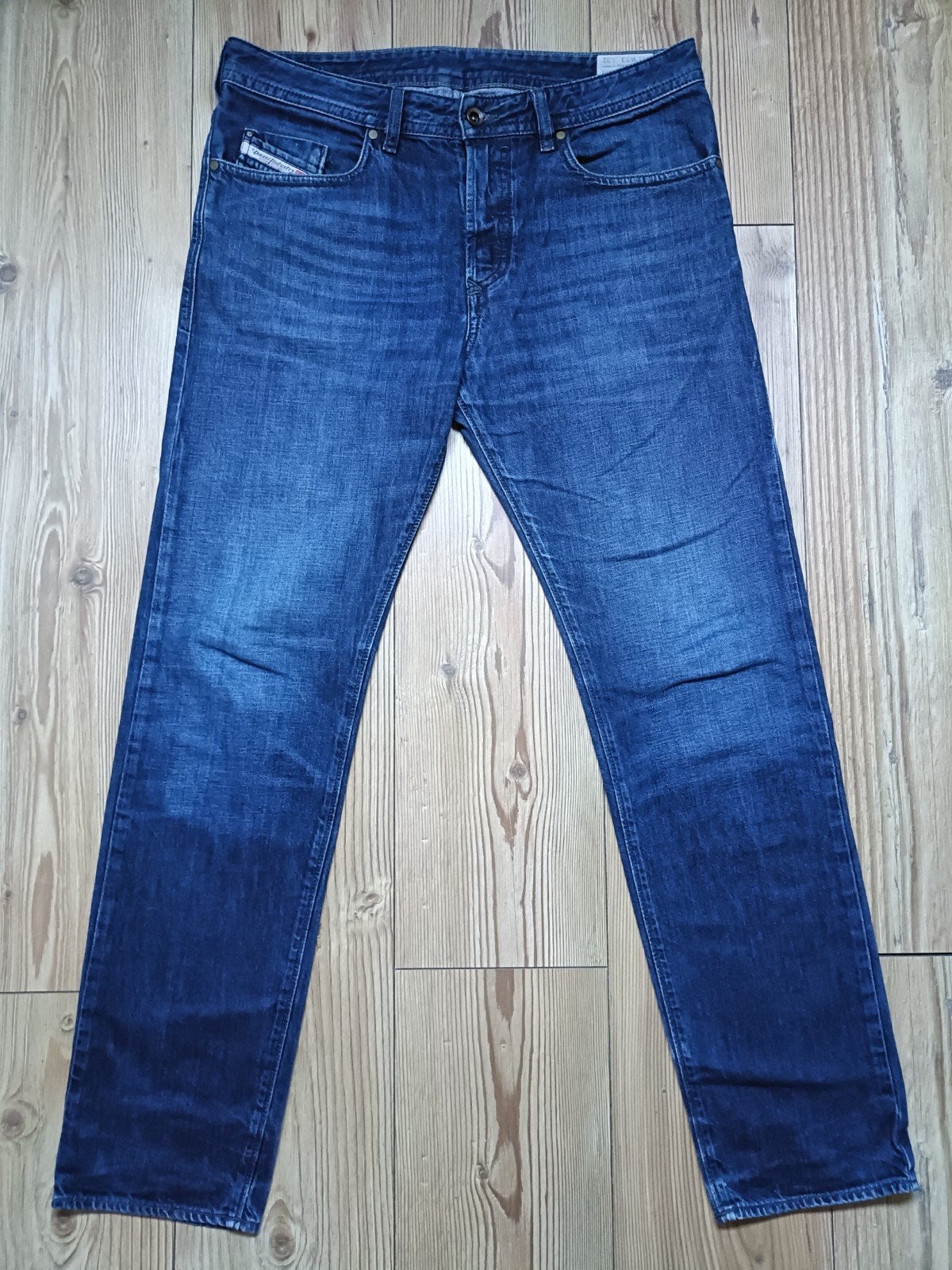 VERKOCHT, Kleding | Heren, Ophalen of Verzenden, Zo goed als nieuw, Blauw, W33 - W34 (confectie 48/50)