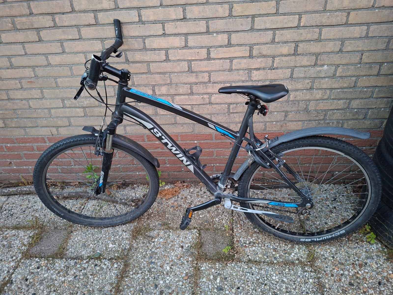 B'Twin Rockrider 340 Mountainbike - Opknapper, Fietsen en Brommers, Fietsen | Mountainbikes en ATB, Minder dan 45 cm, Ophalen