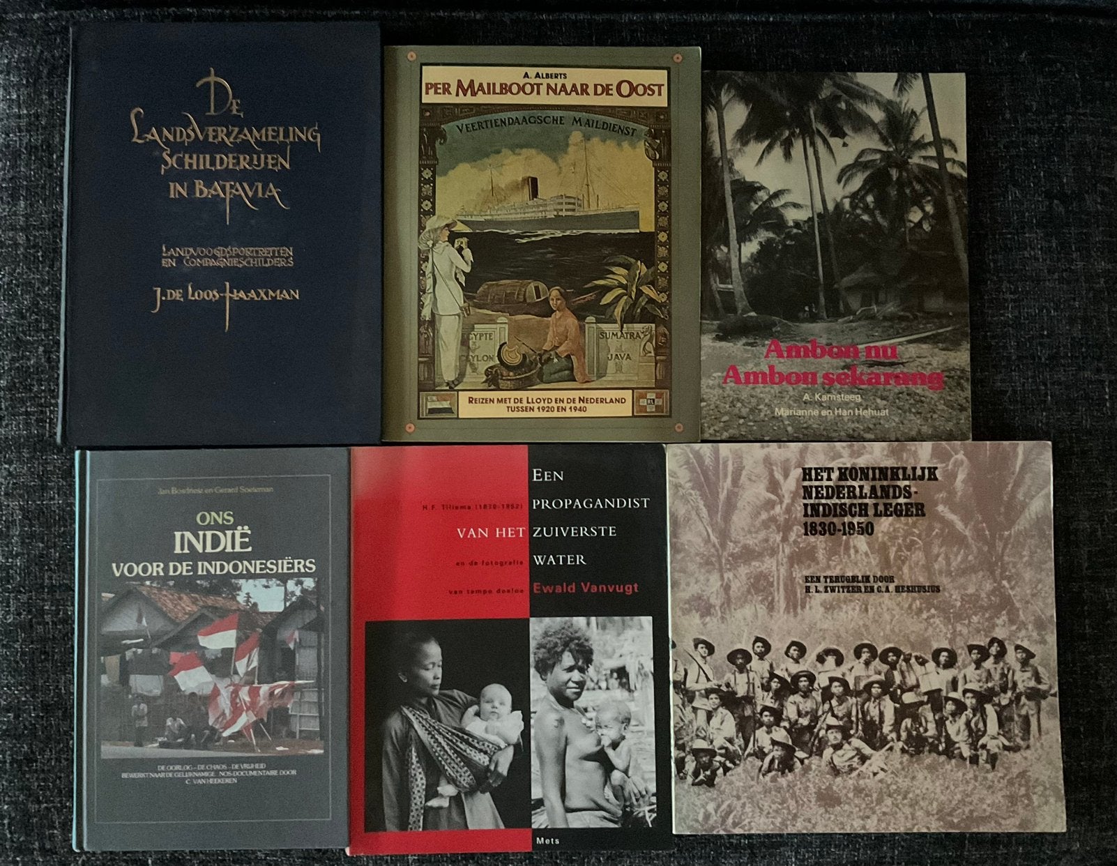 6x vintage boeken over Indië/Indonesië/Ambon; €5 - €10 p/s, Boeken, Geschiedenis | Vaderland, Ophalen of Verzenden, Gelezen