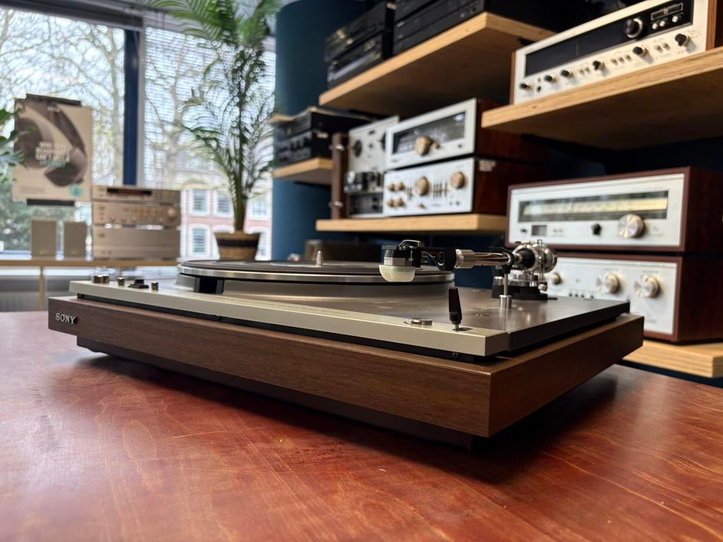 Sony PS-5550 Platenspeler incl garantie, Ophalen, Refurbished, Pitch-regelaar, Platenspeler