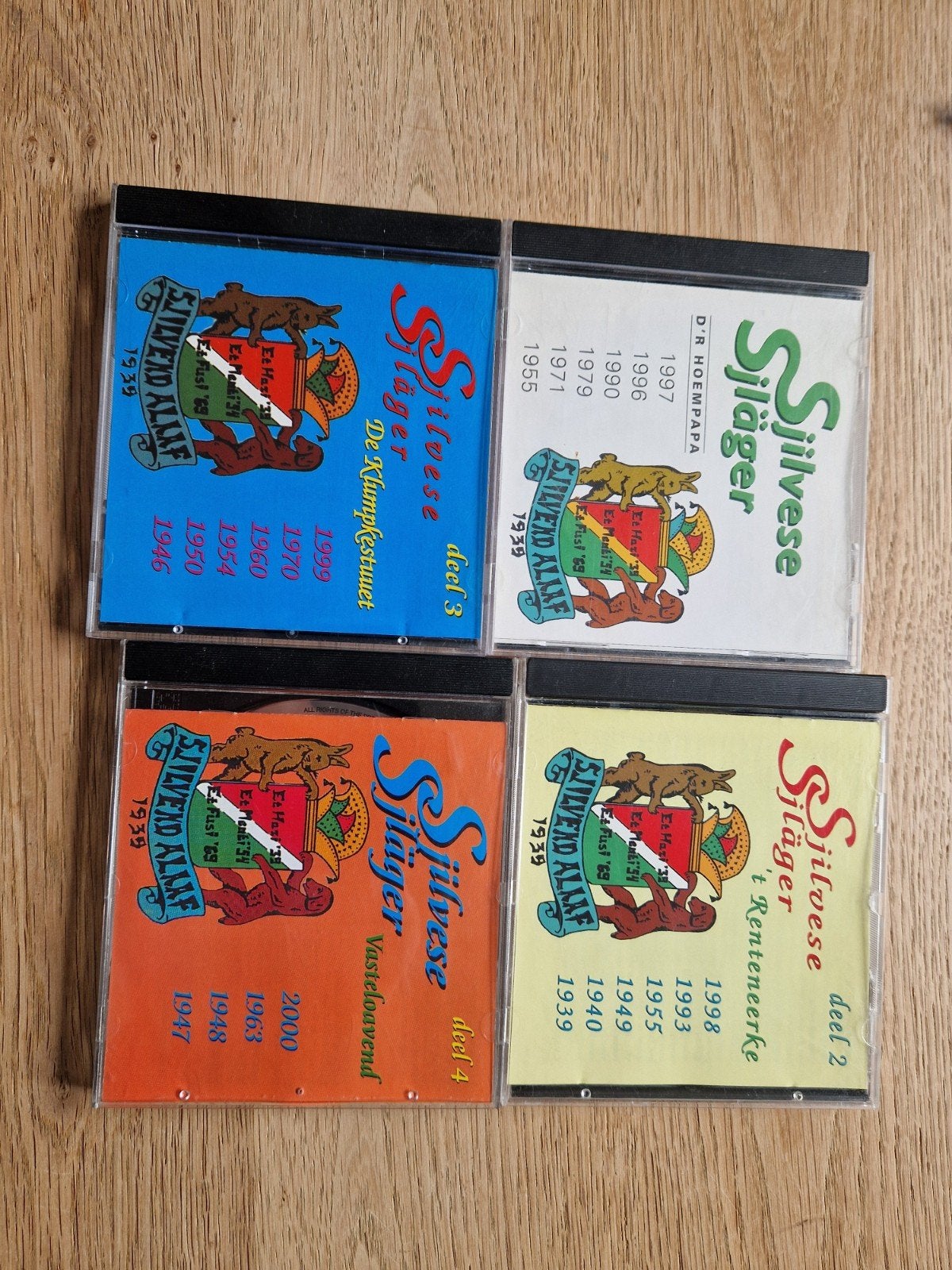 4 x cd Sjilvese Sjlager carnaval vastelaovend limburg, Ophalen of Verzenden, Zo goed als nieuw, Levenslied of Smartlap
