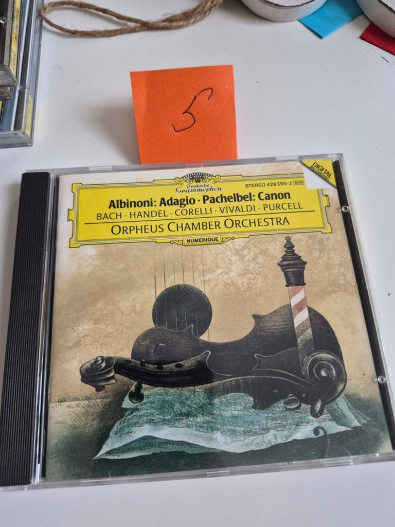 Klassieke CD: Albinoni, Pachelbel, Bach, Handel, Vivaldi, Ophalen of Verzenden, Barok, Zo goed als nieuw, Orkest of Ballet