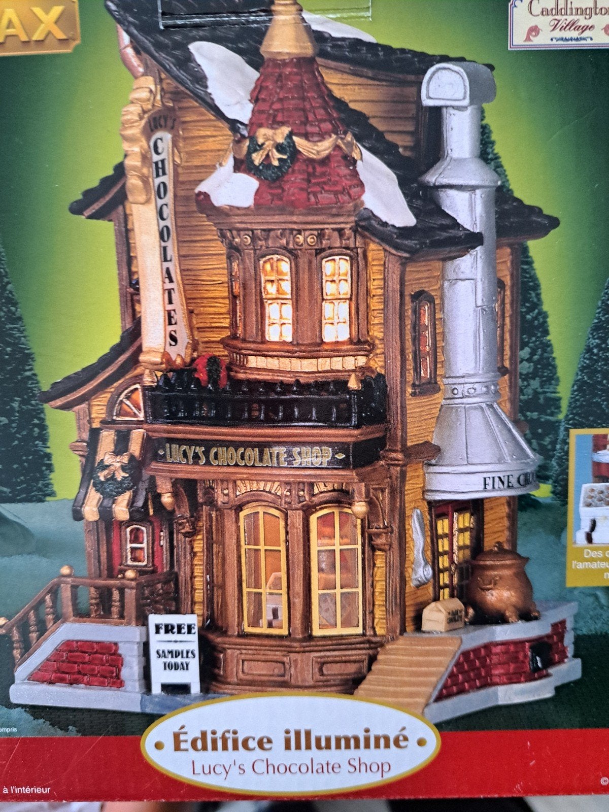 Lemax  Lucy's chocoladeshop, Ophalen of Verzenden, Zo goed als nieuw