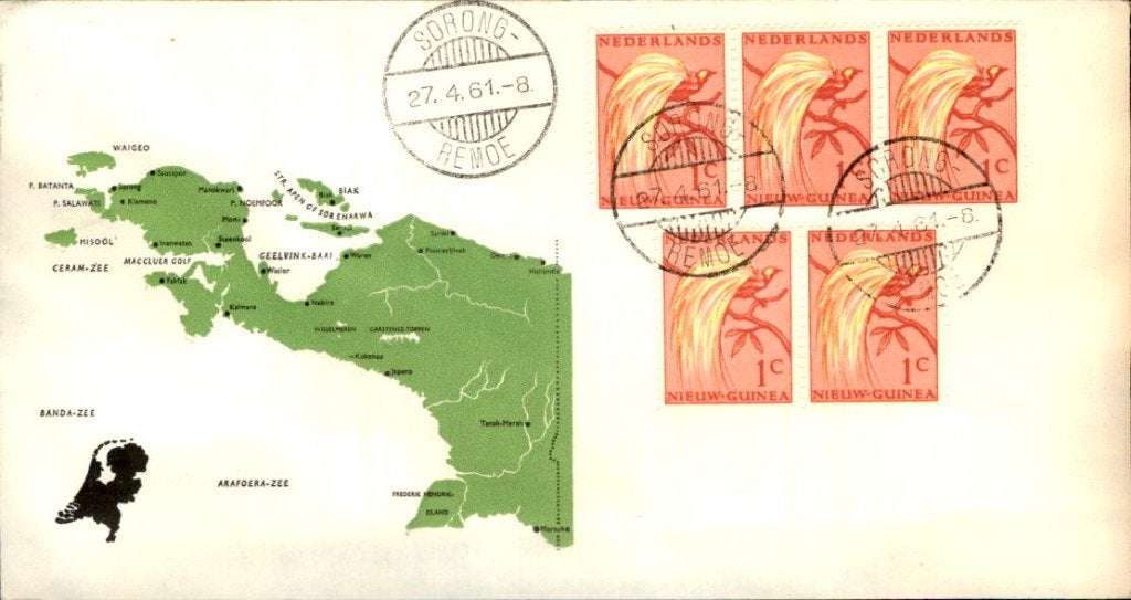 Nieuw Guinea - Stempel Sorong - 1961, Verzenden, Envelop