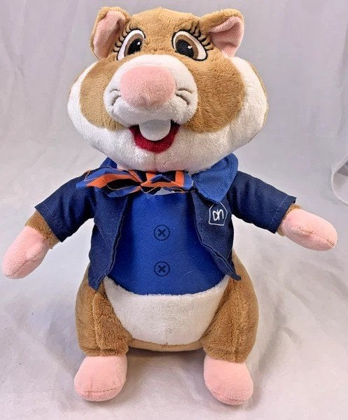 Hamster Knuffel Pluche Albert Heijn medewerkster winkel AH