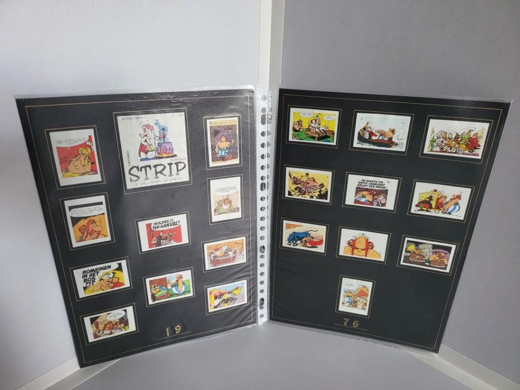 Collectie stripplaatjes van Asterix voor een wanddecoratie, Ophalen of Verzenden, Asterix en Obelix, Nieuw, Plaatje, Poster of Sticker