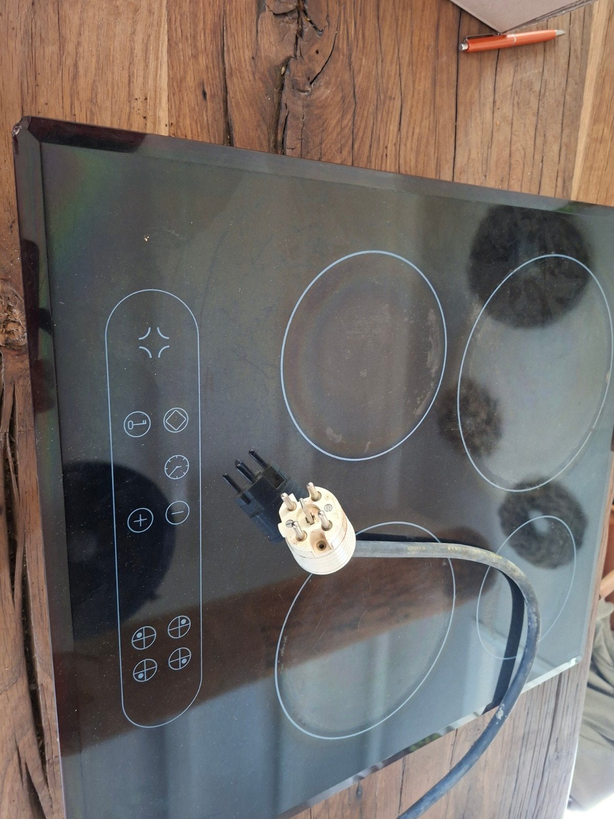 Inbouw keramische kookplaat, Ophalen, Gebruikt, Keramisch, 4 kookzones