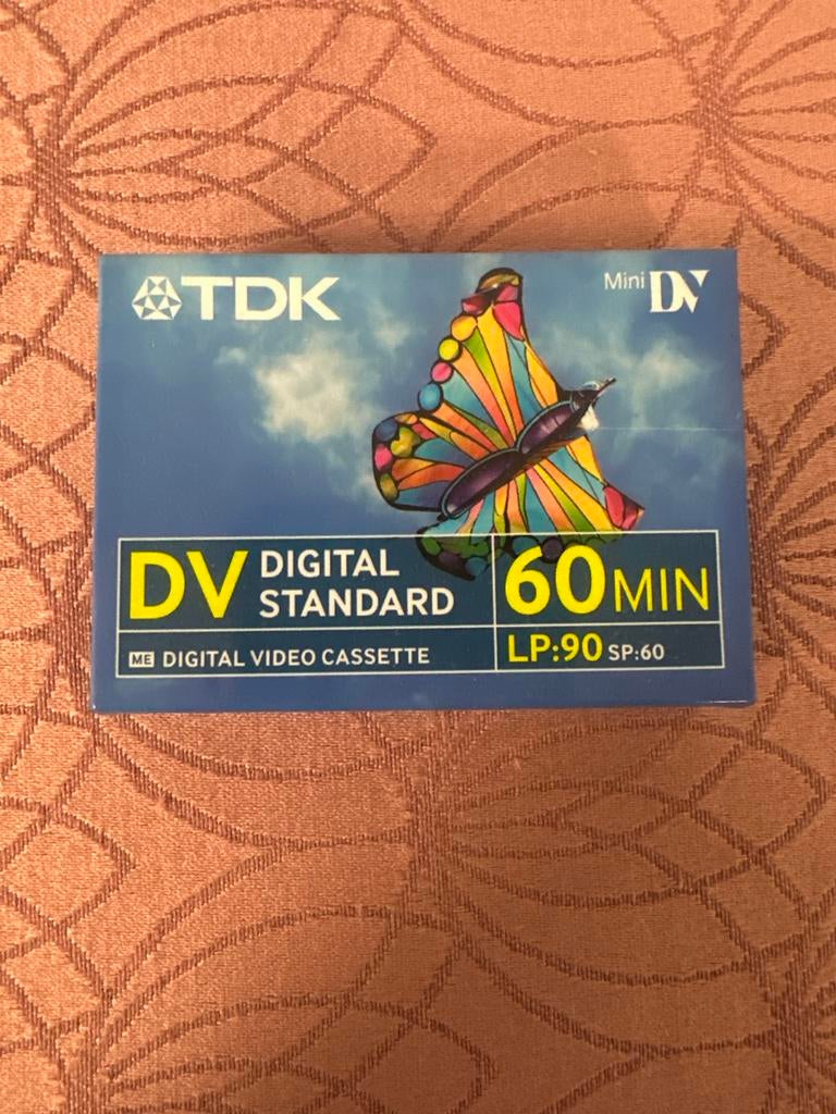 TDK Mini DV 60 min Digitale Videocassette, Audio, Tv en Foto, Videospelers, Ophalen of Verzenden, Nieuw, Videoband