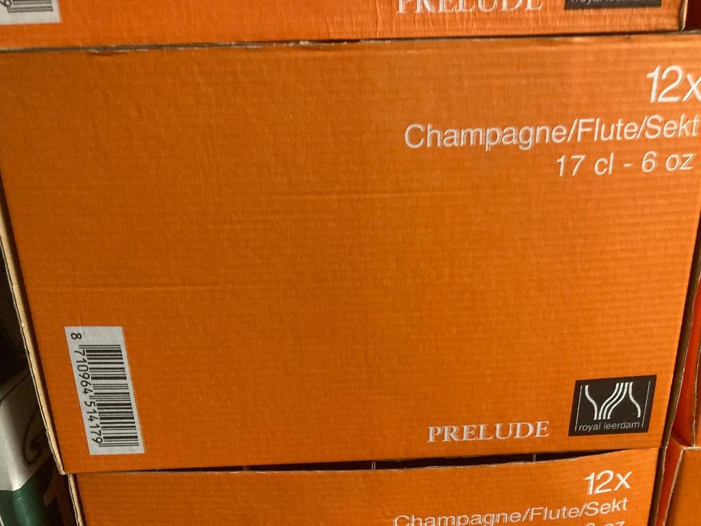 T.K. Partij Nieuw glaswerk. Wijnglazen Bierglazen Champagne, Ophalen, Nieuw, Overige typen