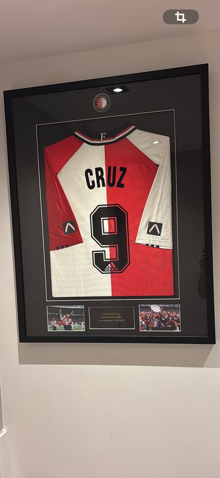Feyenoord cruz shirt, Ophalen, Zo goed als nieuw, Feyenoord, Shirt