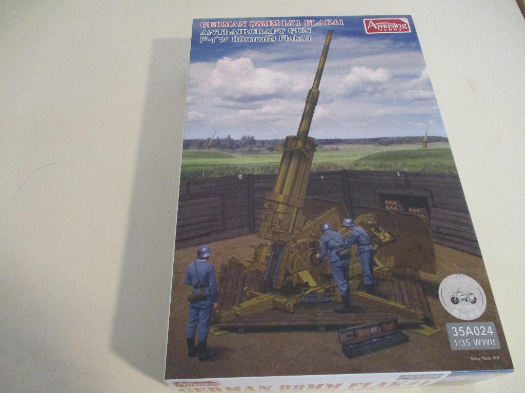 Amusing hobby German 88mm flak 41, Overige merken, 1:32 tot 1:50, Overige typen, Ophalen of Verzenden