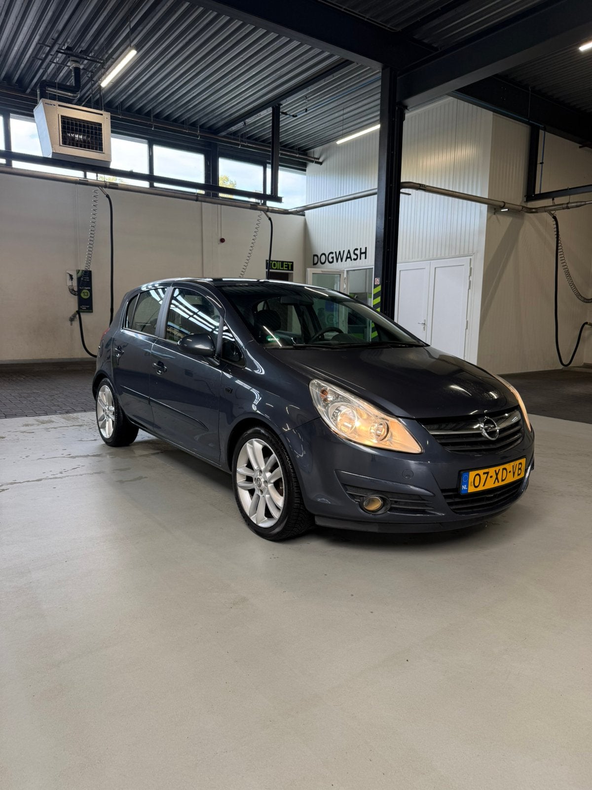 Opel Corsa 1.4 16V 5D WR 2007 Grijs applecarplay, Voorwielaandrijving, 1063 kg, Zwart, 4 cilinders