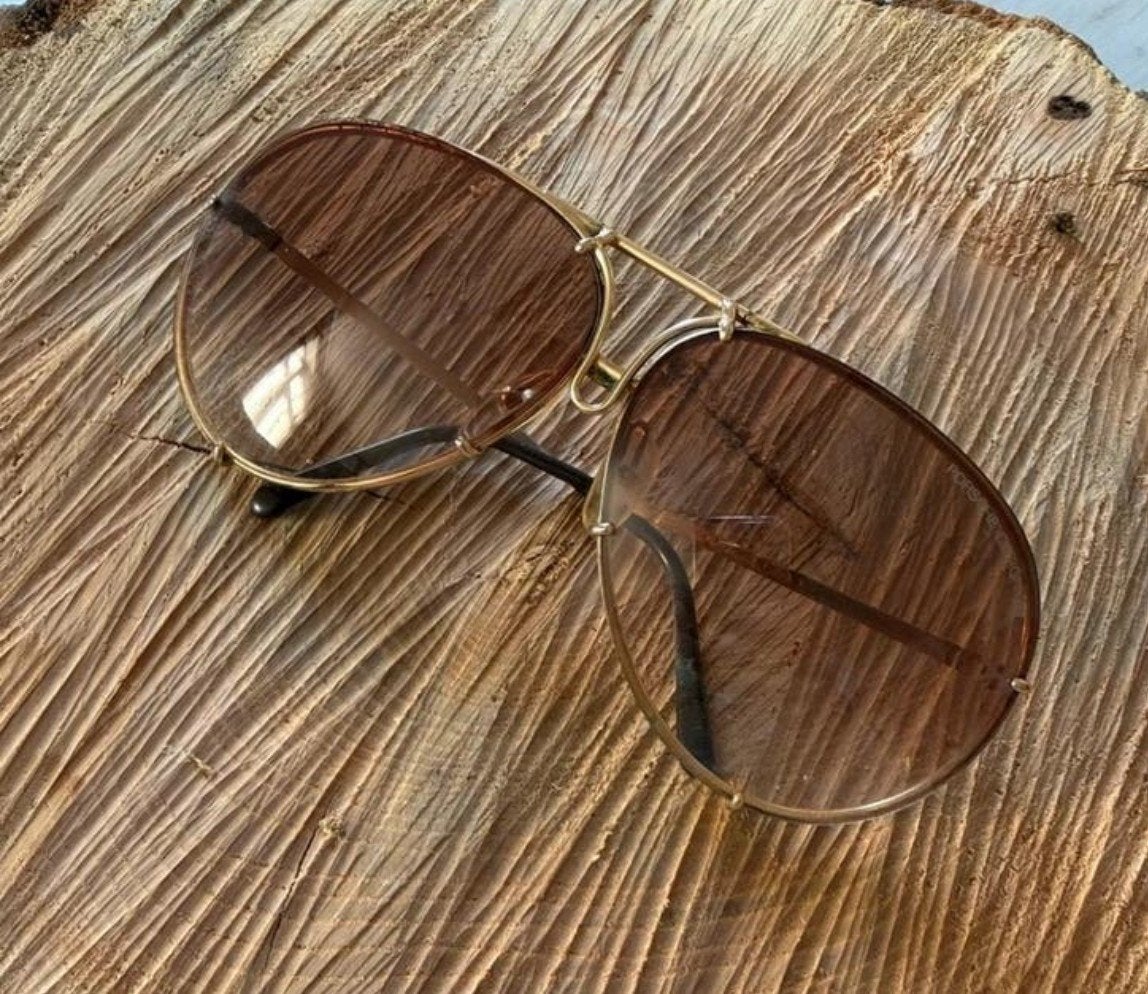 Origineel porsche design vintage heren zonnebril by carrera, Zonnebril, Bruin, Carrera, Ophalen of Verzenden
