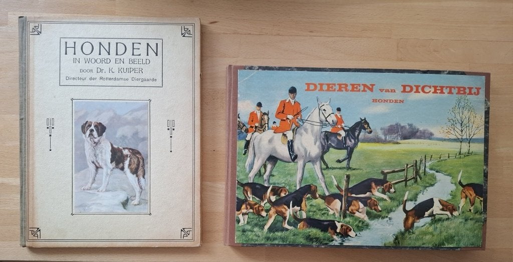 plaatjesalbums honden, Boeken, Prentenboeken en Plaatjesalbums, Ophalen of Verzenden, Gelezen, Dr. K. Kuiper en mevrouw van der Hoeven -de Mijier