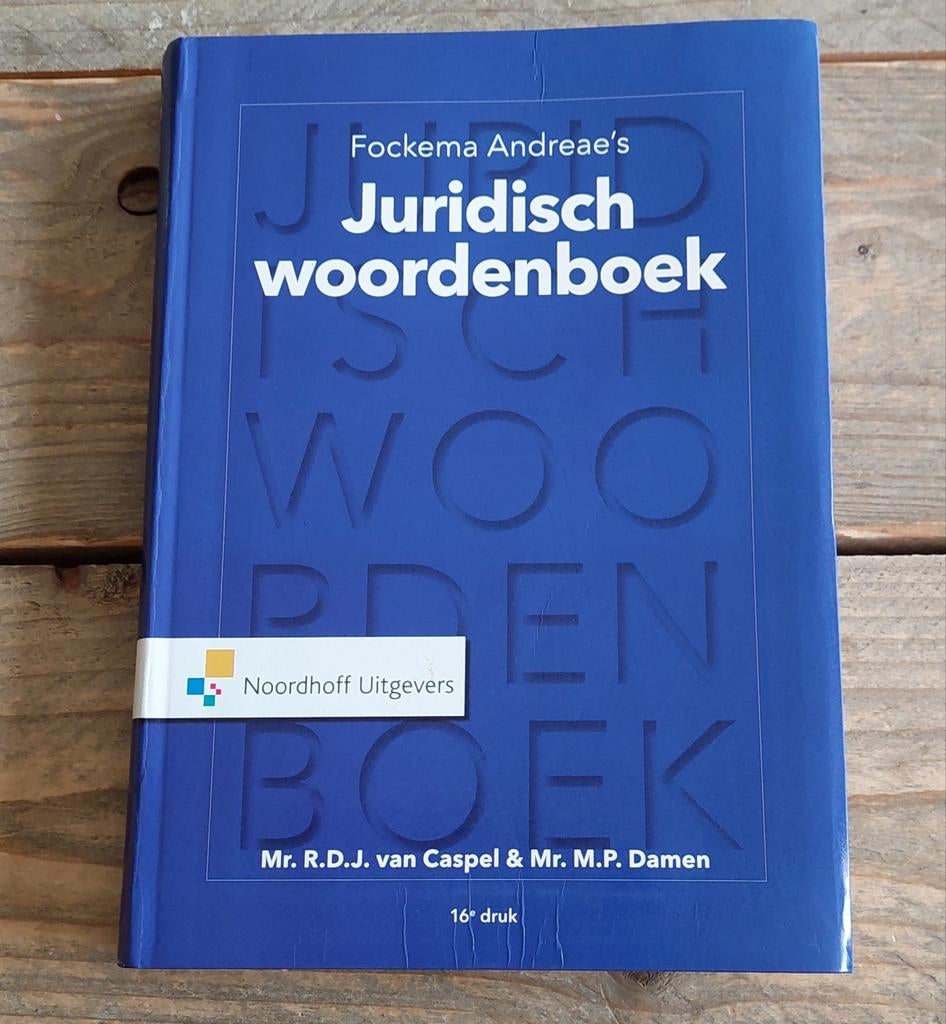 R.D.J. Caspel van - Fockema Andreae's juridisch woordenboek, Gelezen, Sociale wetenschap, R.D.J. Caspel van; M.P. Damen, Ophalen of Verzenden