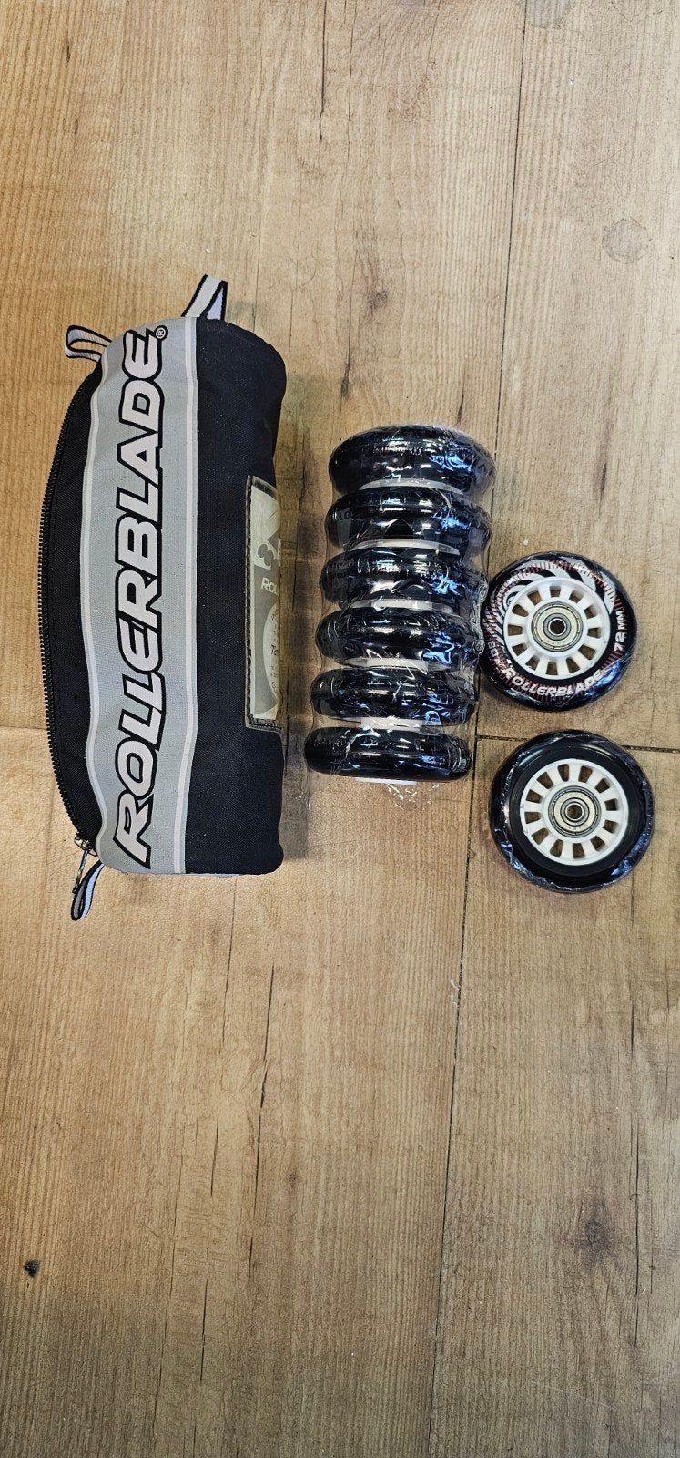 Nieuwe Rollerblade wielen 72mm/80A met lagers, Ophalen of Verzenden, Nieuw, Dames