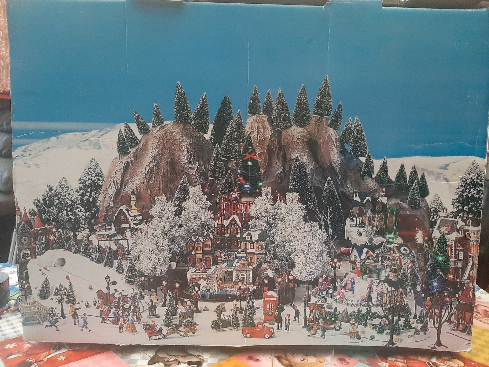 kerstdorp  groot, Diversen, Ophalen, Gebruikt