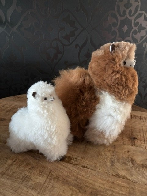 Inkara Alpaca knuffels  Medium en small, Kinderen en Baby's, Speelgoed | Knuffels en Pluche, Ophalen of Verzenden, Zo goed als nieuw