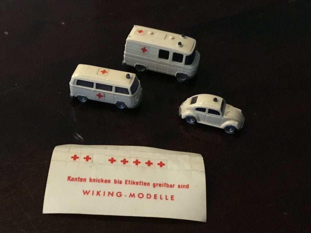 3 x ambulance Wiking z.g.a.n., Overige merken, Gelijkstroom, Overige typen, Ophalen of Verzenden