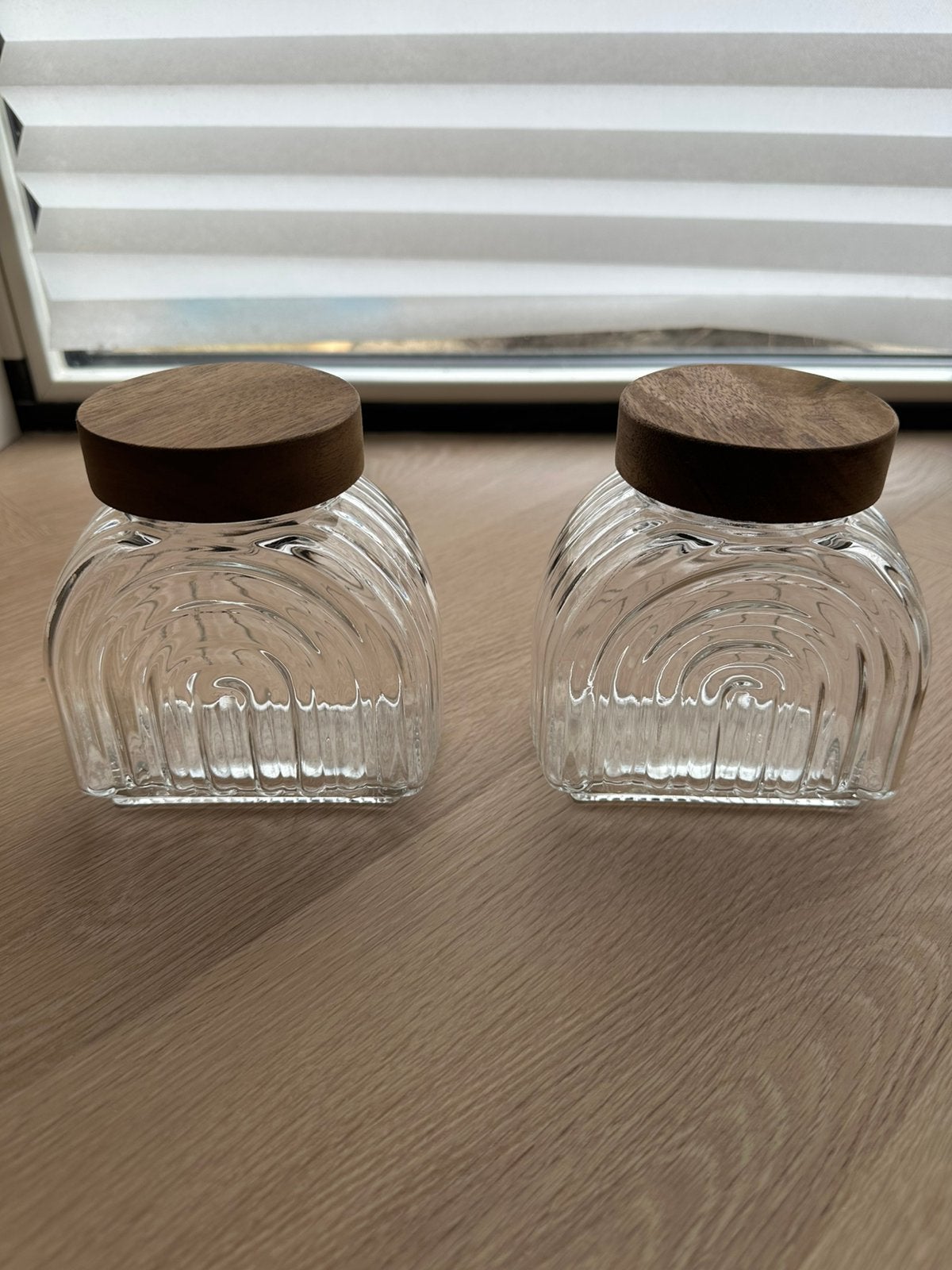 Glazen voorraadpot, Huis en Inrichting, Ophalen of Verzenden, Nieuw, Glas, Pot, Bus of Blik