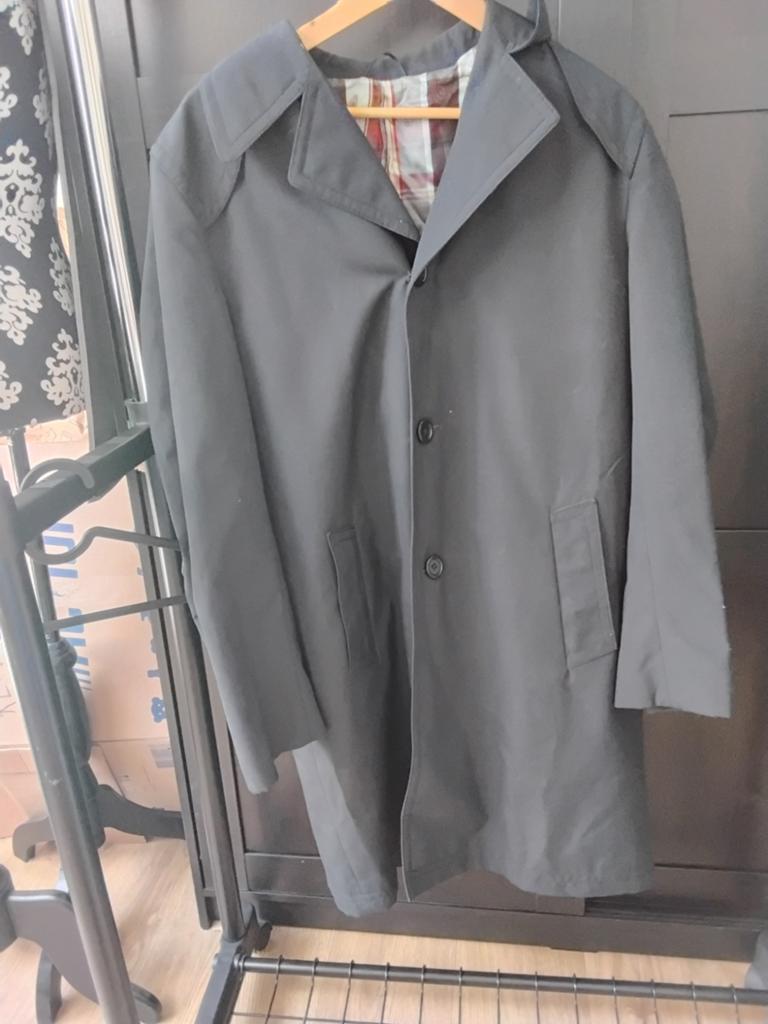 Heren regenjas drie kwart maat 50, Kleding | Heren, Ophalen of Verzenden, Zo goed als nieuw, Maat 48/50 (M), Grijs