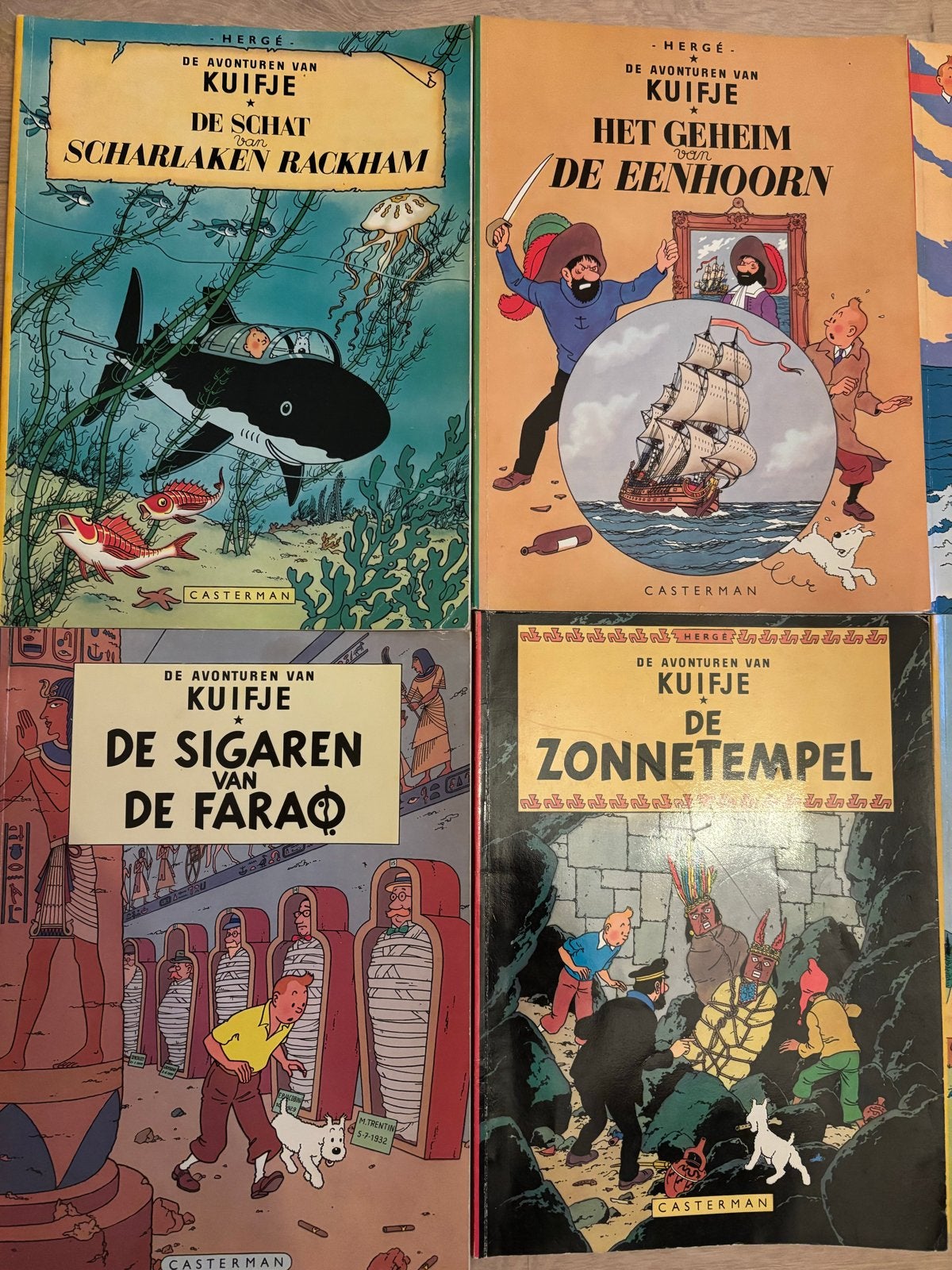 Kuifje stripboeken collectie - 23 delen, Meerdere stripboeken, Ophalen of Verzenden, Gelezen