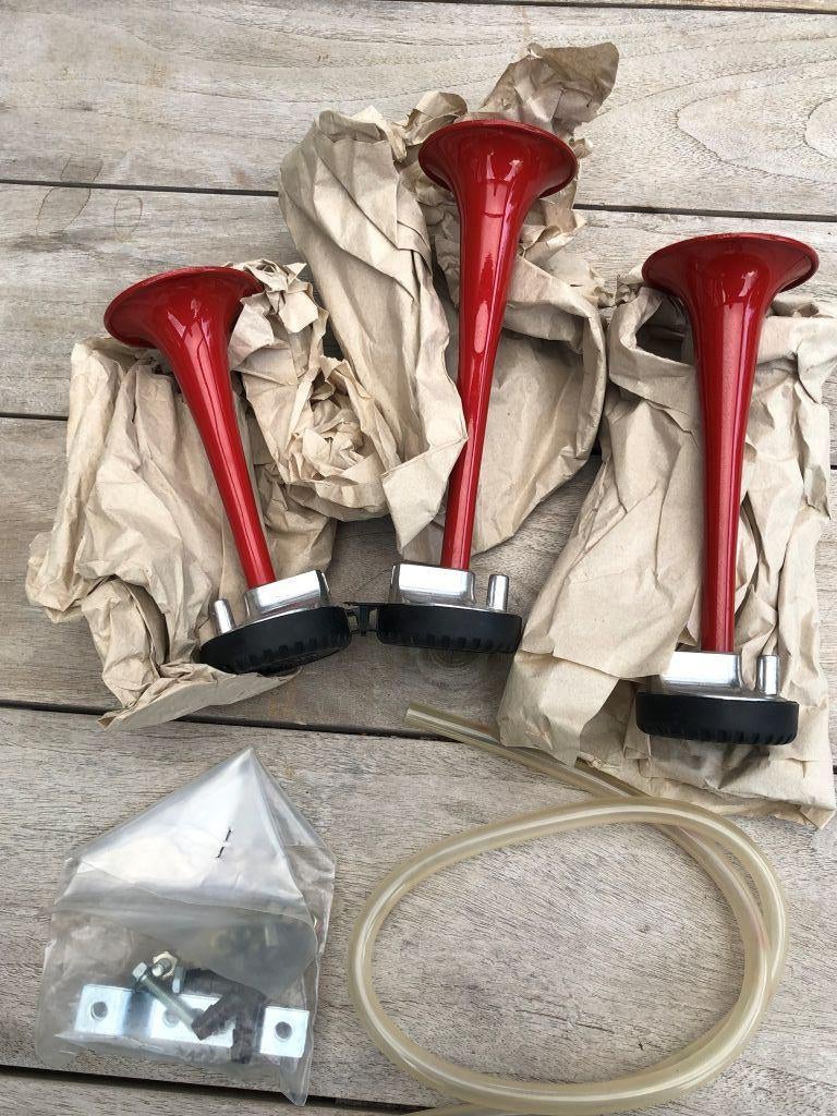oldtimer triple claxon set FIAMM jaren 90 SUPERSALE !!, Verzenden, Nieuw