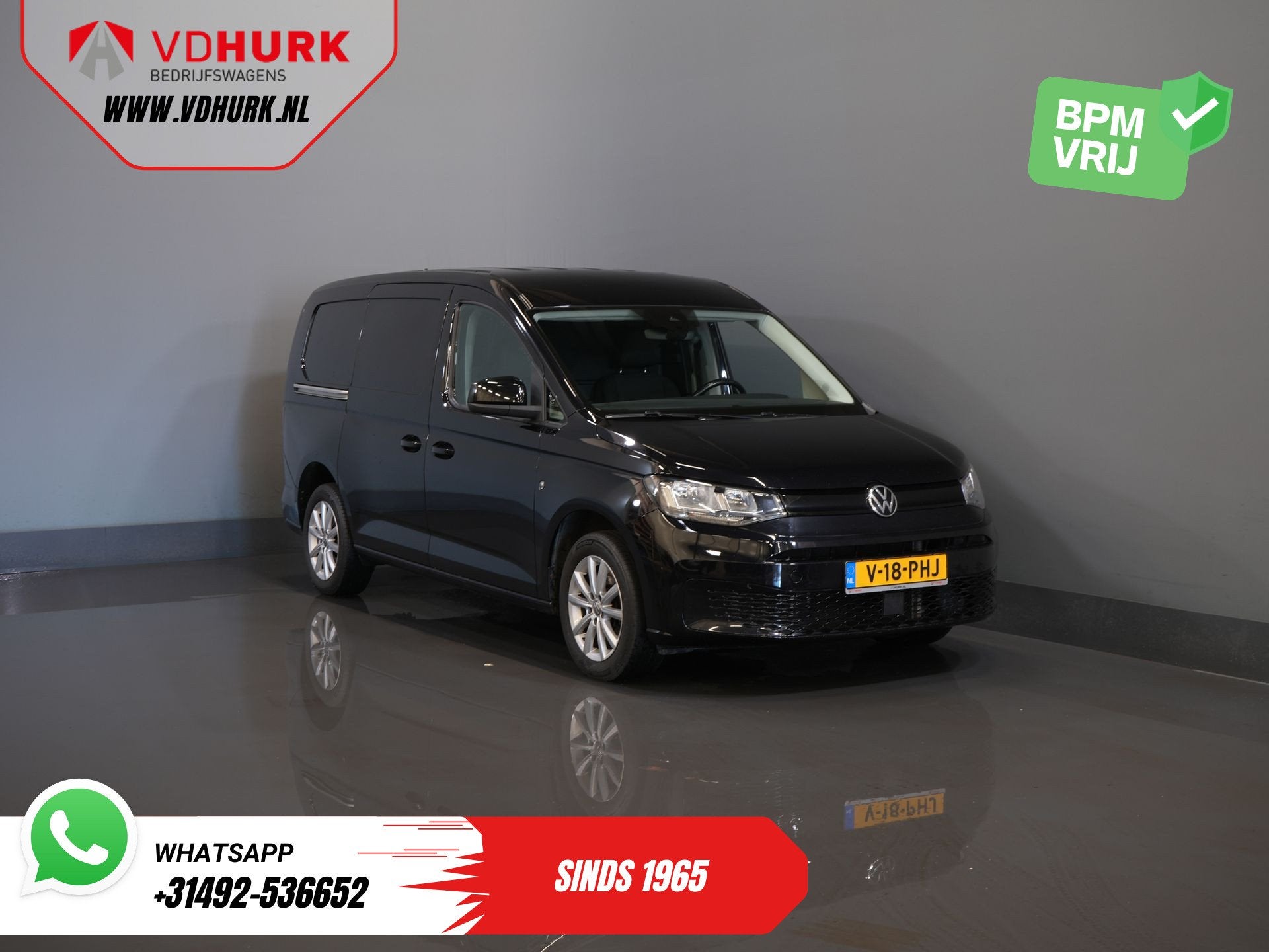 Volkswagen Caddy Cargo Maxi 2.0 TDI 125 pk DSG Aut. Standkac, Stof, Gebruikt, 4 cilinders, Volkswagen