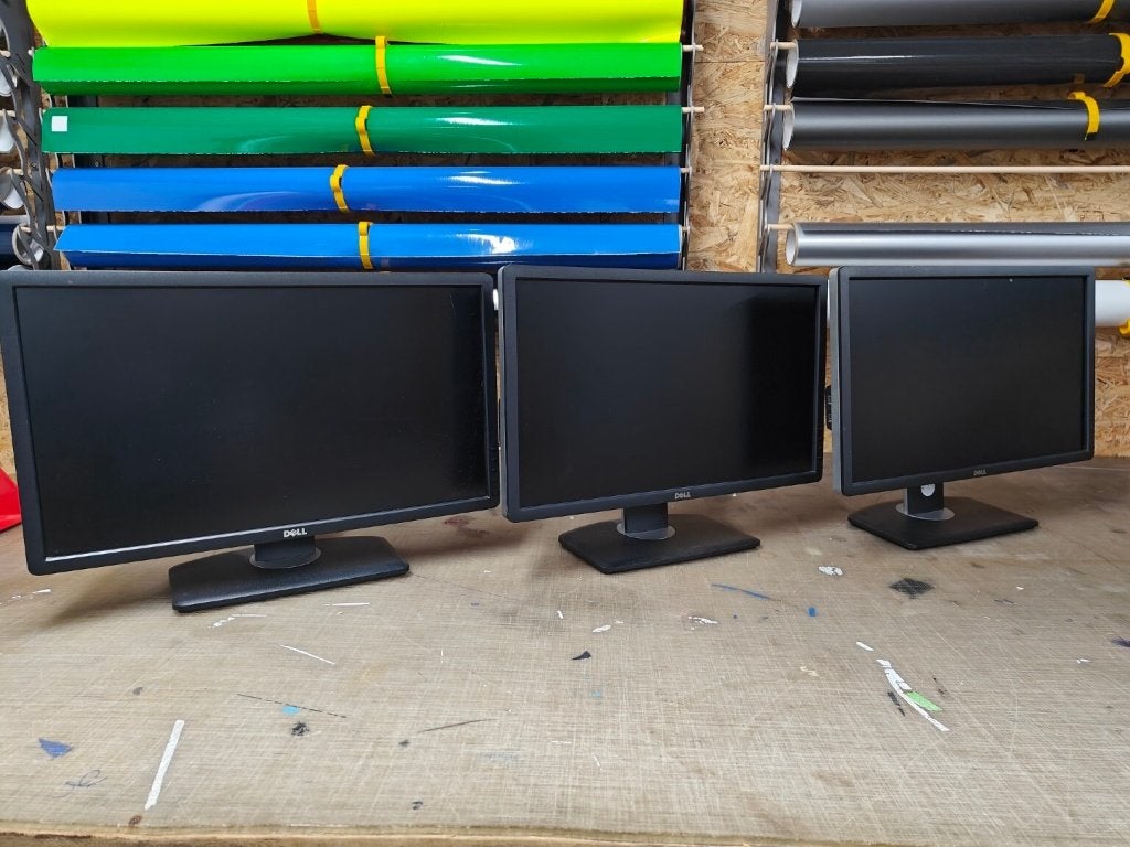 3x Dell P2212H 22 inch Full HD monitor – nette staat, Ophalen, IPS, In hoogte verstelbaar, Full HD
