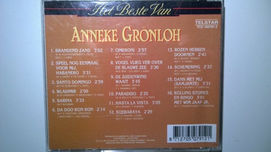 Anneke Grönloh - Het Beste Van Anneke Grönloh, Ophalen of Verzenden, Zo goed als nieuw, Levenslied of Smartlap, Album