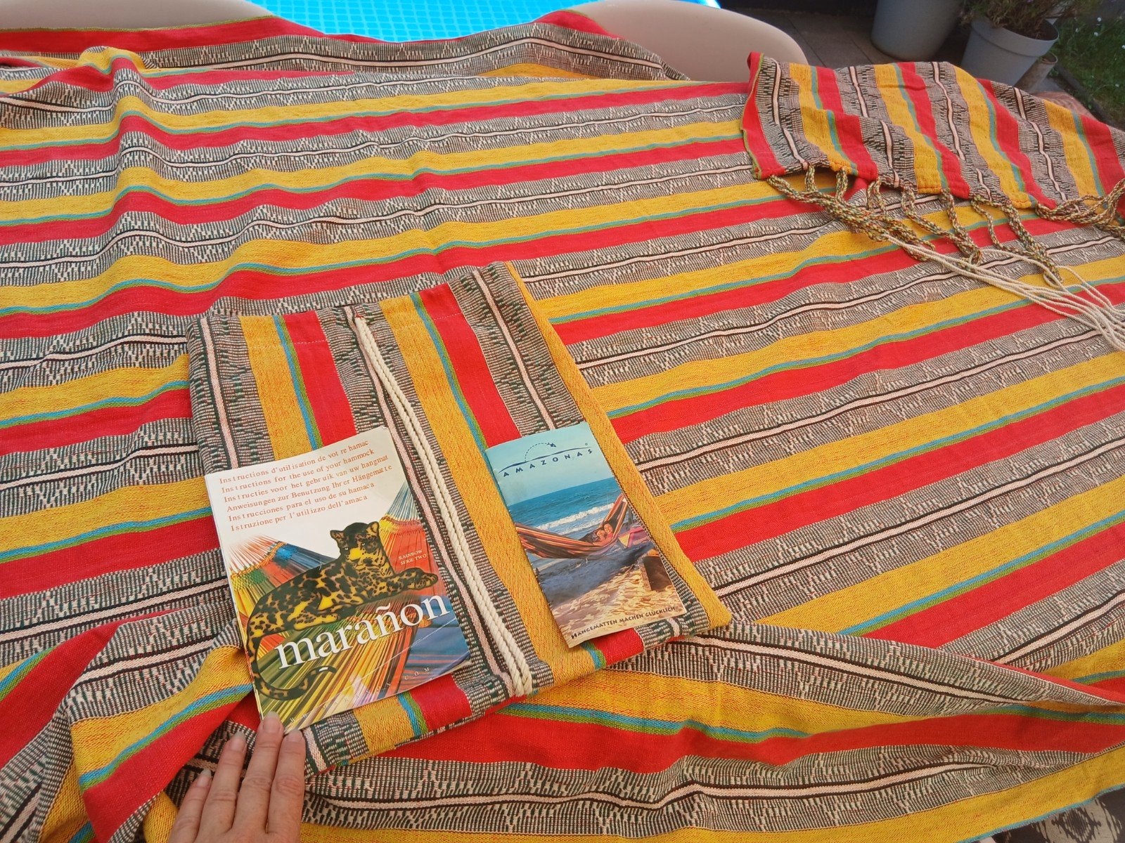 Hangmat amazonas hammock xxxl limited edition handgeweven, Ophalen of Verzenden, Nieuw
