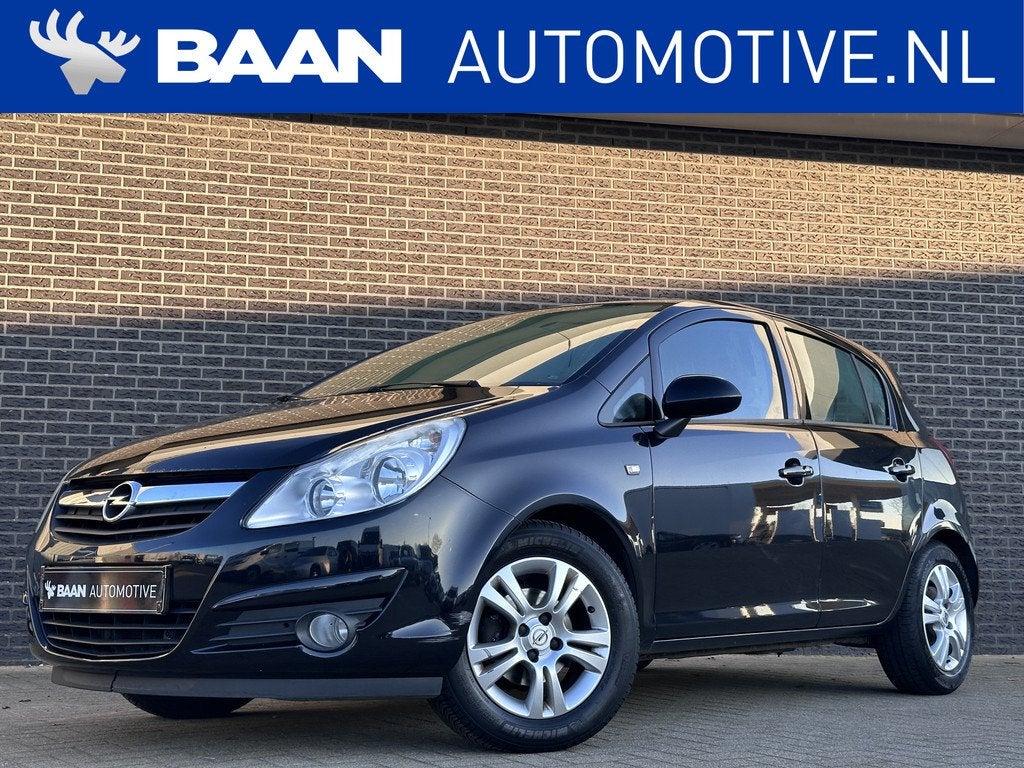 Opel Corsa 1.4-16V Enjoy (bj 2009, automaat), Auto's, 15 km/l, Gebruikt, Elektrische ramen, 4 cilinders
