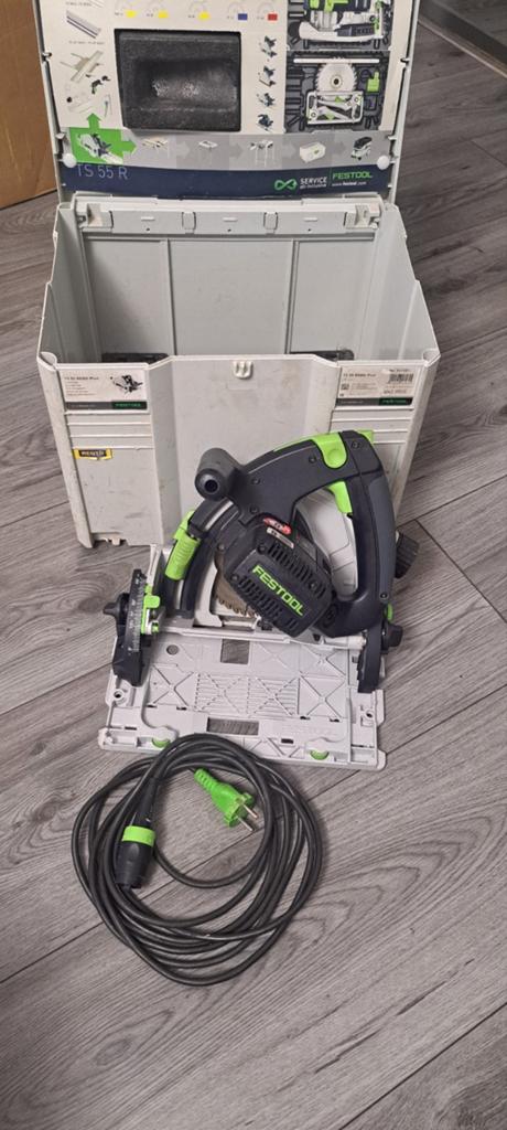 Festool TS 55 REBQ invalzaag met systainer, Doe-het-zelf en Verbouw, Gereedschap | Zaagmachines, Ophalen of Verzenden, 1200 watt of meer