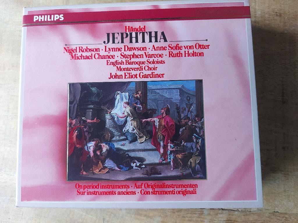 3 CD Händel – John Eliot Gardiner – Jephtha 3CD, Cd's en Dvd's, Cd's | Klassiek, Zo goed als nieuw, Barok, Ophalen of Verzenden
