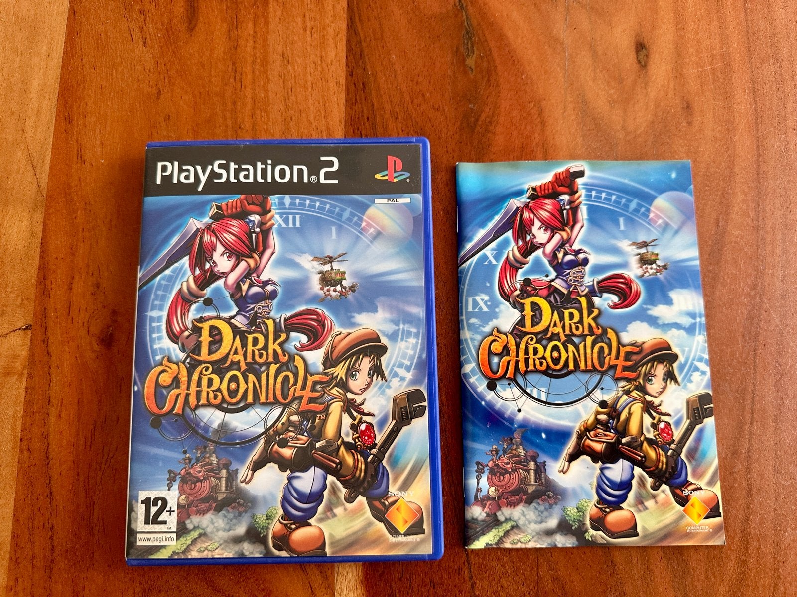 Dark Chronicle - PlayStation 2 (PS2) met handleiding, Gebruikt, 1 speler, Ophalen of Verzenden, Role Playing Game (Rpg)