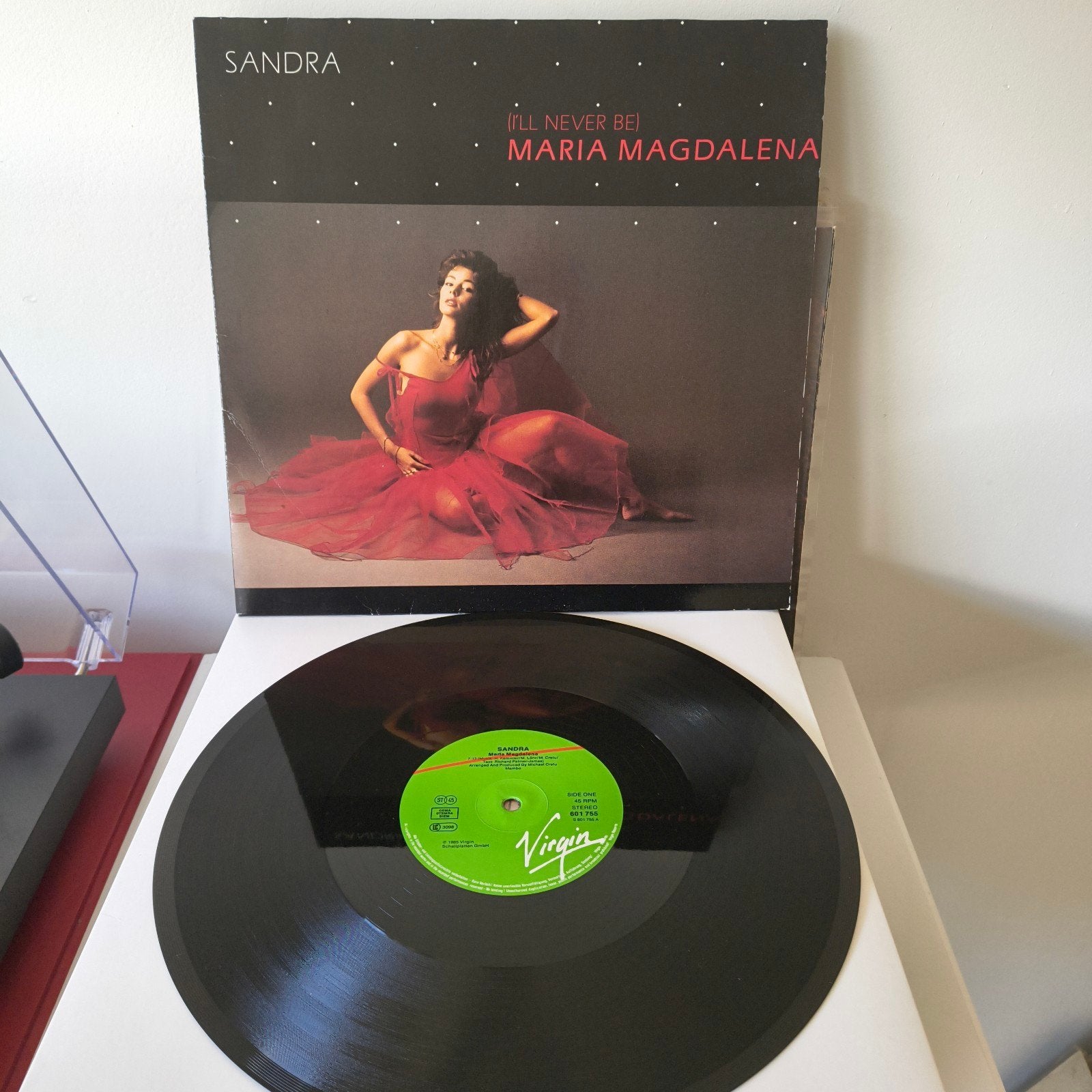 Sandra - (I'll Never Be) Maria Magdalena 12" Vinyl Single, Cd's en Dvd's, LP, Originele persing, Ophalen of Verzenden, Zo goed als nieuw