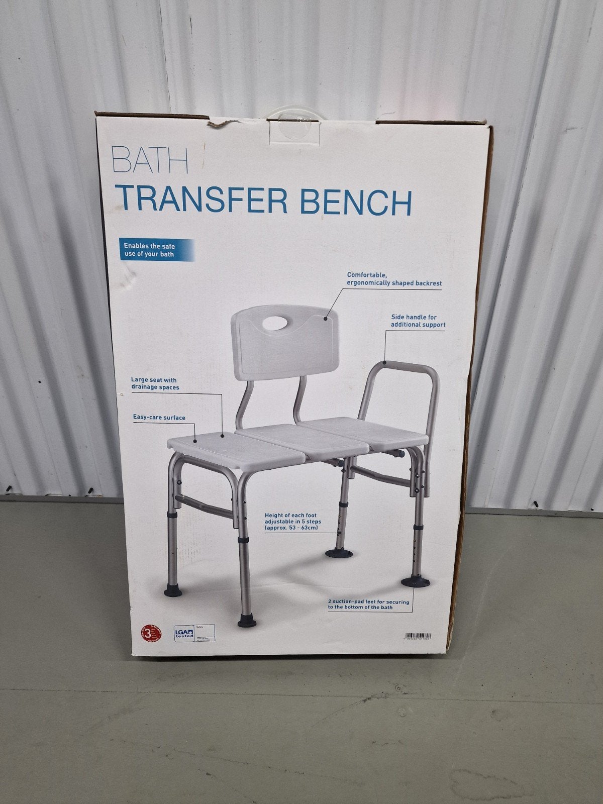 Senioren gehandicapte transfer bench bad douche, Ophalen, Nieuw, Eén
