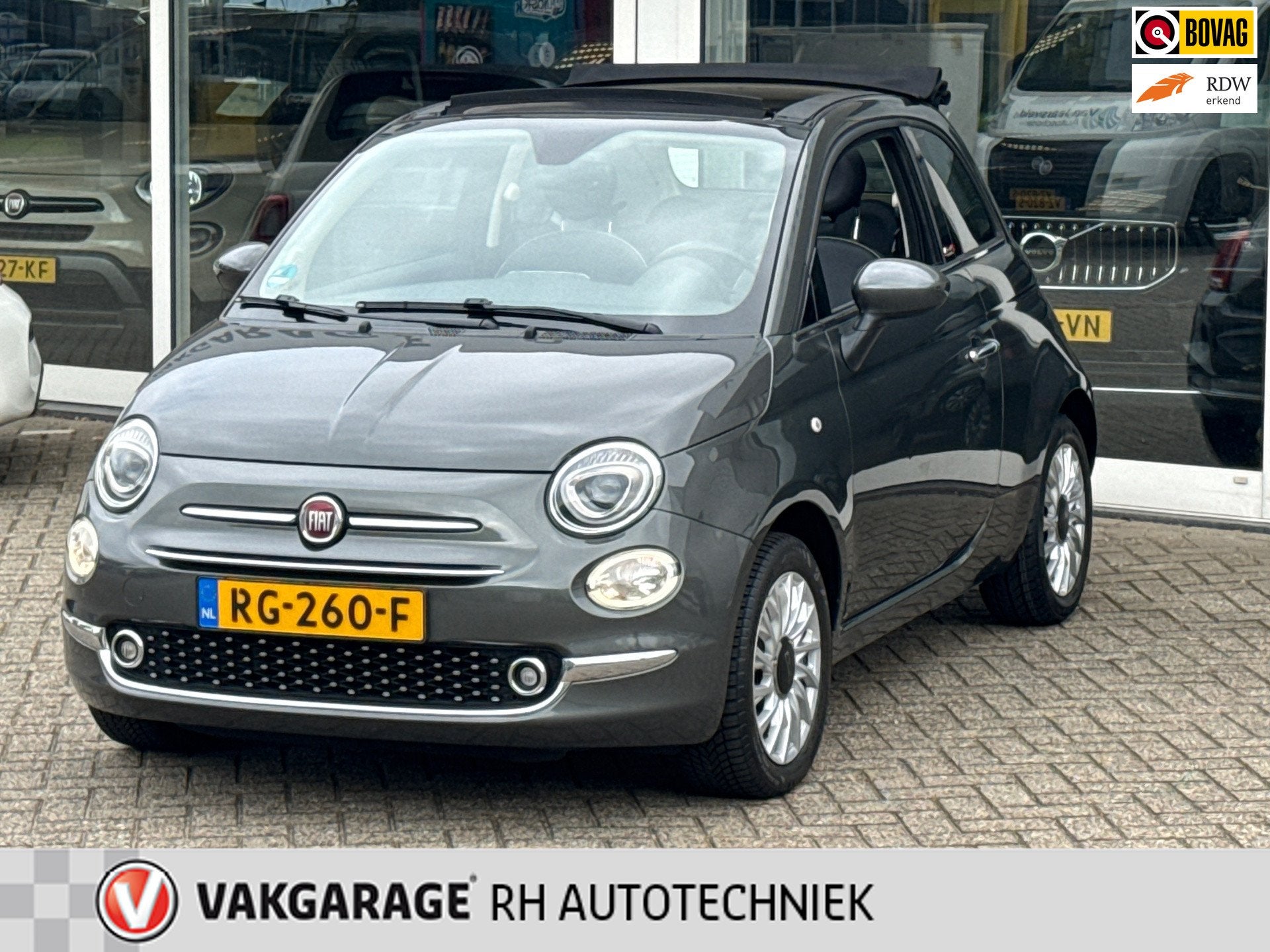 Fiat 500 C 1.2 Lounge, Gebruikt, 4 cilinders, Cabriolet, Bedrijf