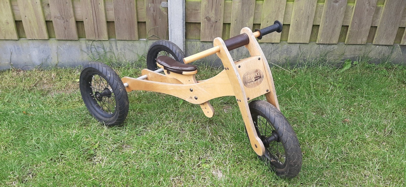 Trybike houten driewiel loopfiets, Ophalen, Gebruikt, Loopfiets