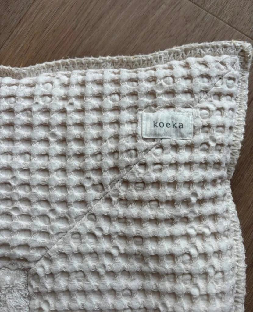Koeka Boxkleed Crème/Okergeel - Dubbelzijdig, Ophalen of Verzenden, Gebruikt