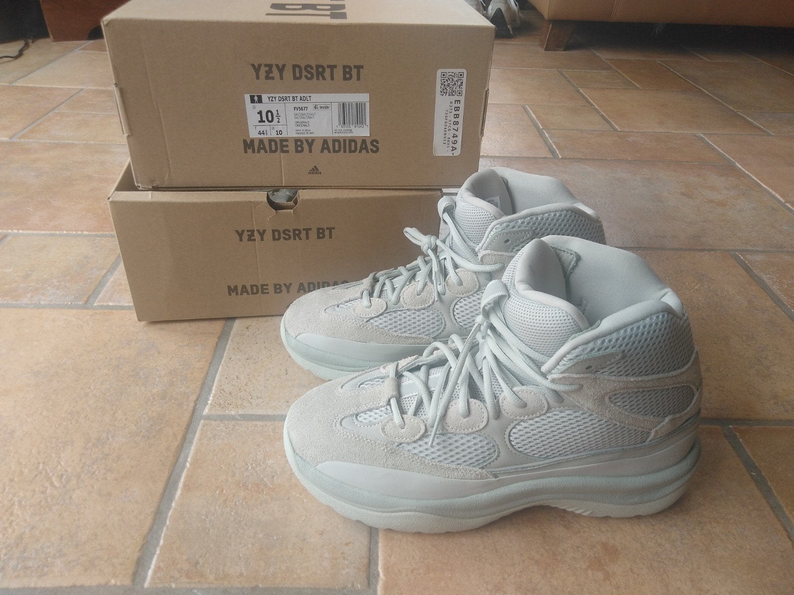 Adidas yeezy dessert boots salt maat 44 2/3 nieuw, Ophalen, Overige kleuren, Boots, Nieuw