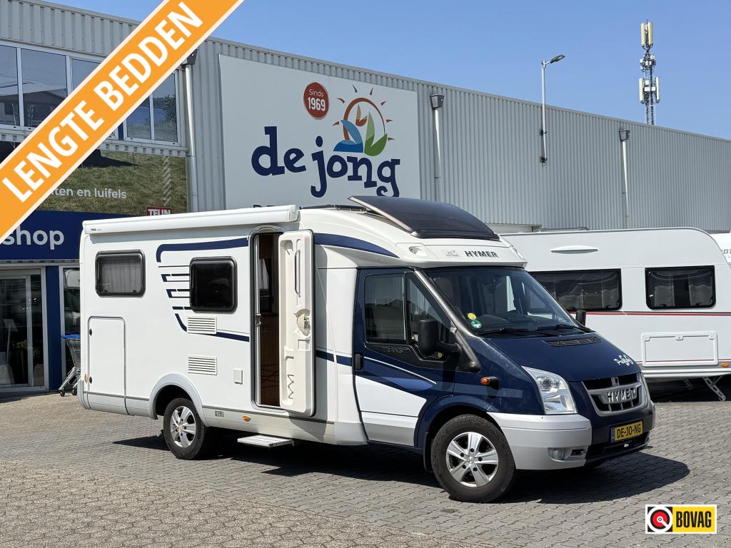 Hymer Van 562 Premium 50 - lengtebedden, Caravans en Kamperen, Campers, Koelkast, Airbags, Ringverwarming, Ford