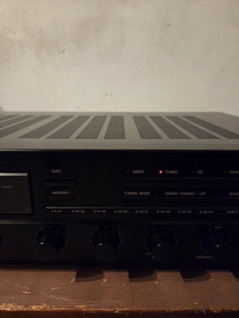 Denon DRA-335R Receiver, Denon, Ophalen of Verzenden, Zo goed als nieuw, Minder dan 60 watt