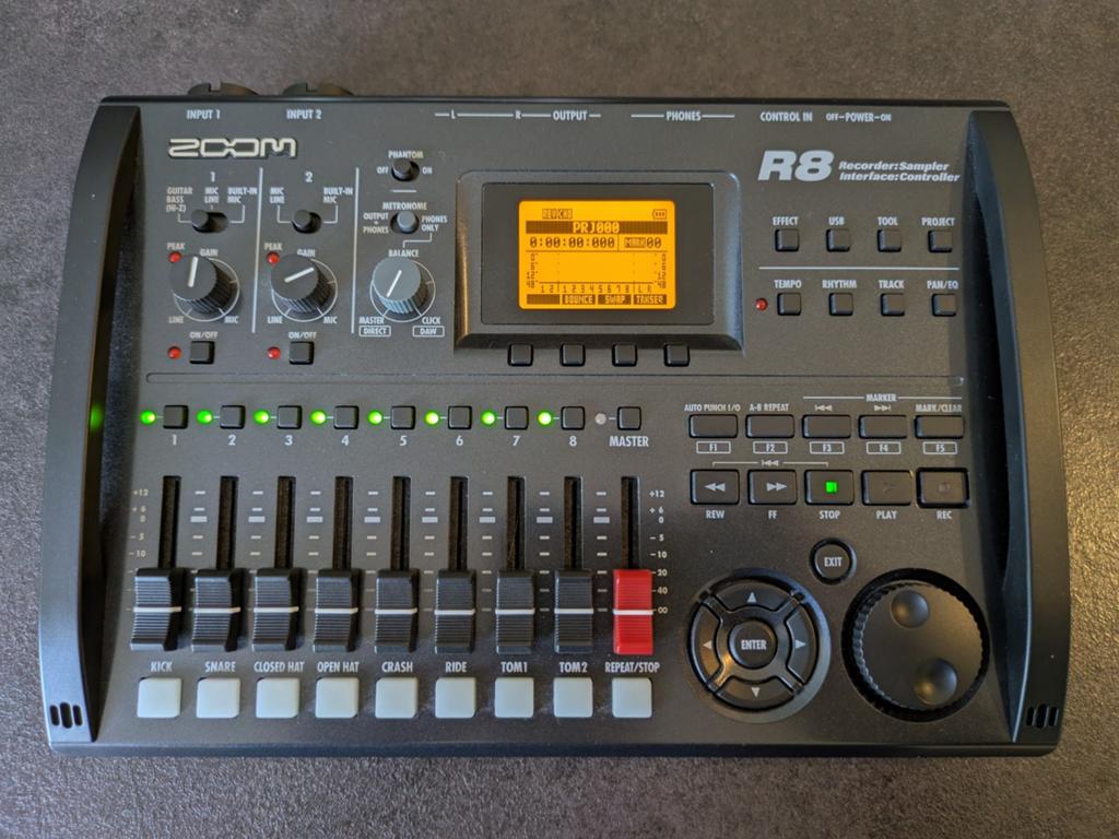 Zoom R8 multitrack recorder + 32GB SD kaart, Ophalen of Verzenden, Nieuw, 5 tot 10 kanalen, Microfooningang