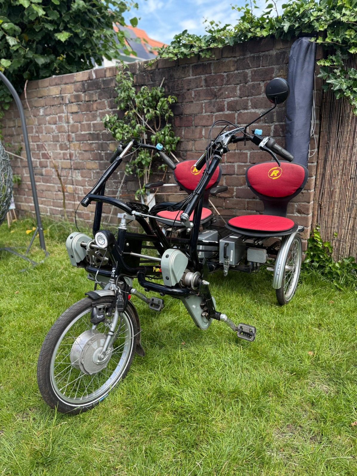 Duofiets Van Raam Fun to Go met ondersteuning, Ophalen of Verzenden, Gebruikt