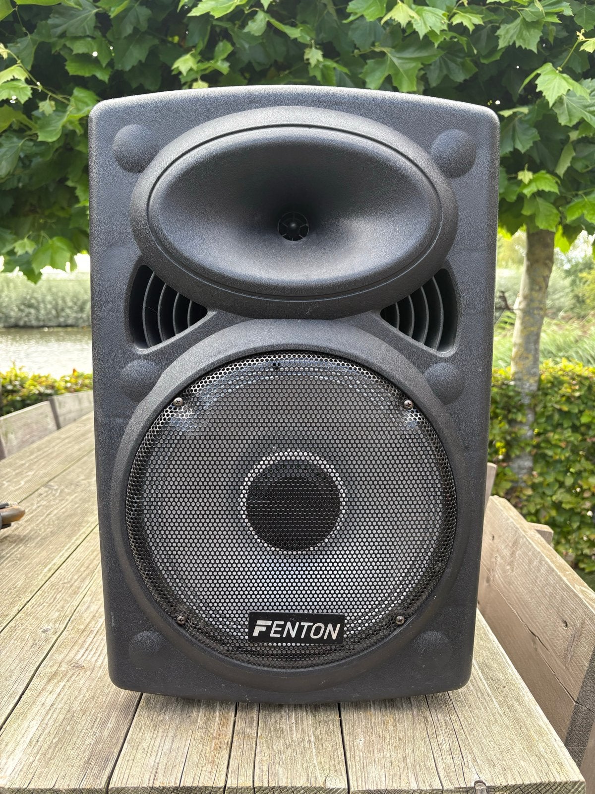 Fenton FPS12 Draagbare Bluetooth Party Speaker met LED, Gebruikt, Party speaker, Bluetooth, Ophalen