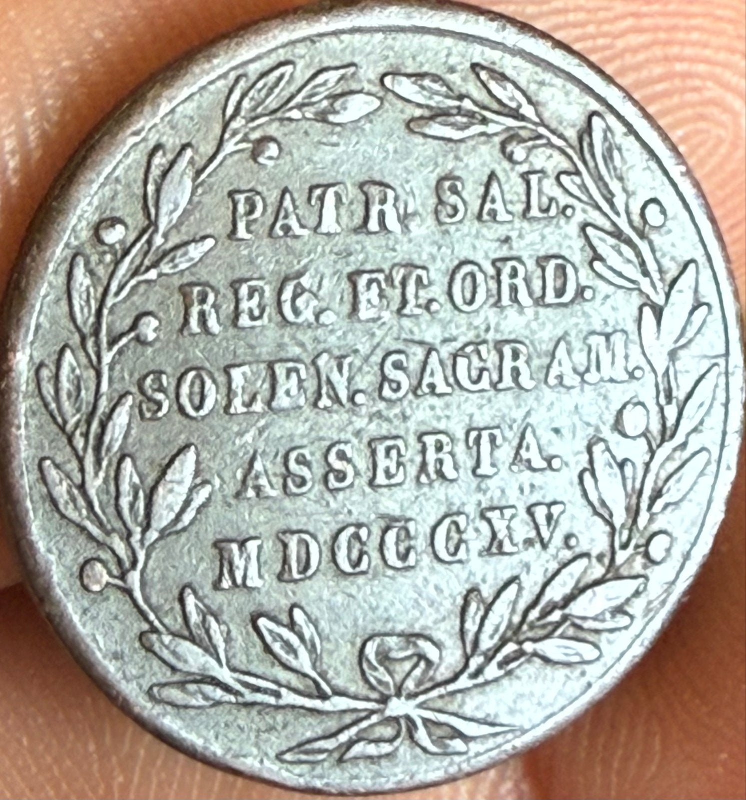 Historische Penning  Willem I, Luxemburg, 1815, Verzenden, Metaal, Losse munt