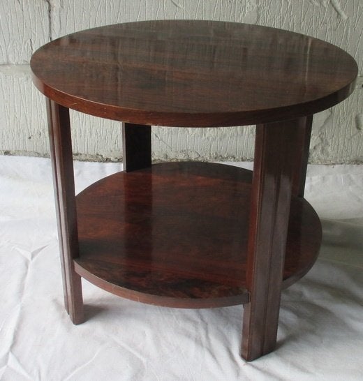 art deco salontafel bijzettafel twee niveaus st1, Antiek en Kunst, Ophalen
