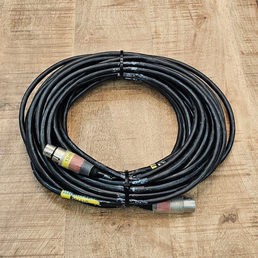 XLR Microfoonkabel/Speakerkabel – 2 stuks, Ophalen of Verzenden, Gebruikt, Apparatuur
