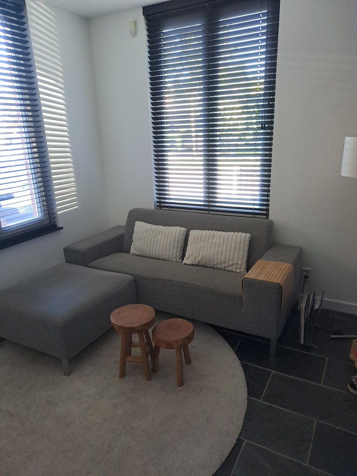 Orginele Gelderland design bank 6511 met hocker!, Huis en Inrichting, Banken | Bankstellen, Ophalen, Gebruikt, Design, Driepersoons